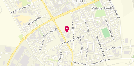Plan de PETRU Rares, Rue Courtine, 27100 Val-de-Reuil