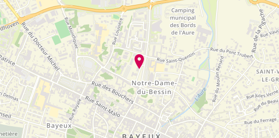 Plan de DAGAN Antoine, 11 Avenue de la Vallee des Prés, 14400 Bayeux