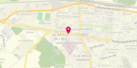 Plan de JEANNOT Laurent, 2 Rue des Chailleaux, 51170 Fismes