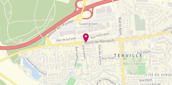 Plan de DUC Thibaud, 37 Route de Marspich, 57180 Terville