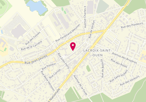 Plan de OUTTERYCK Claire, 14 Rue du Prieure, 60610 Lacroix-Saint-Ouen
