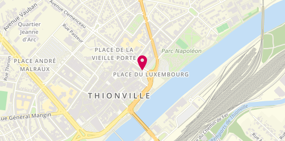 Plan de GALMICHE Fanny, 6 Place du Luxembourg, 57100 Thionville