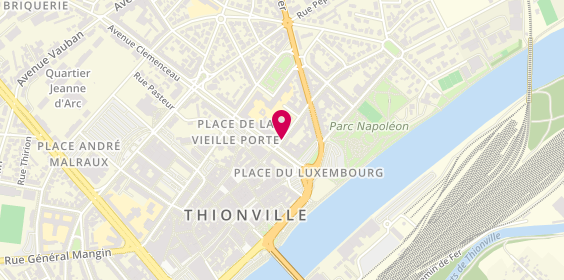 Plan de MARCHI Catherine, 3 Rue de Villars, 57100 Thionville