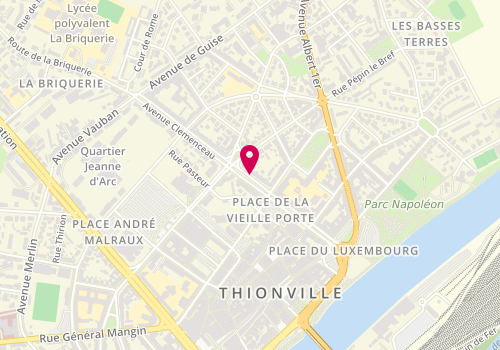 Plan de KITTEN Patrice, 29 Avenue Clemenceau, 57100 Thionville