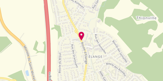 Plan de BLANKE Marine, 77 Route d'Elange, 57100 Thionville