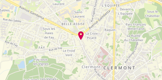 Plan de PASCUAL Gonzalo, 34 Rue Roger Martin du Gard, 60600 Clermont
