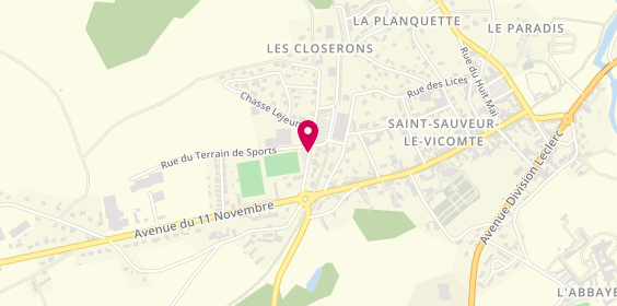 Plan de RIDEL Franck, 18 Chemin des Closerons, 50390 Saint-Sauveur-le-Vicomte