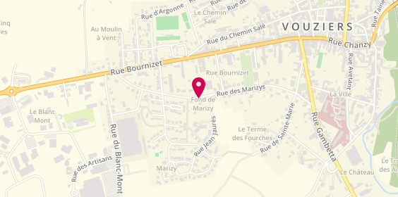 Plan de BOUVART JEAN ROCH, 39 Bis Rue des Marizys, 08400 Vouziers