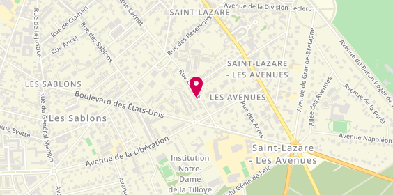 Plan de POSTOLLEC Yann, 104 Rue Carnot, 60200 Compiègne