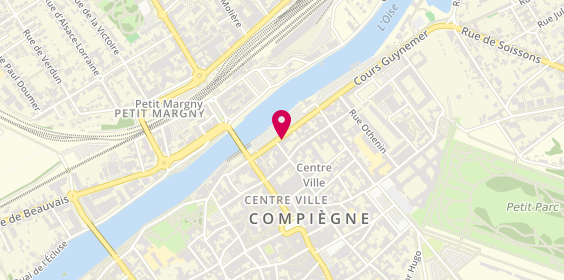 Plan de MARQUE Antoine, 31 Cours Guynemer, 60200 Compiègne