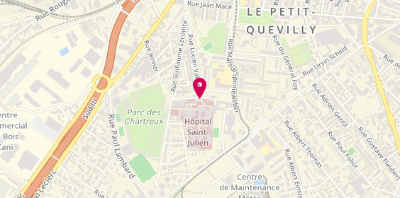 Plan de PAMELARD Pierre Olivier, 2 Rue Danton, 76141 Le Petit-Quevilly