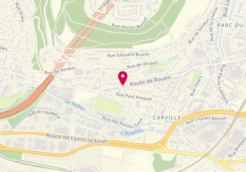 Plan de LORDEY Pierre, 113 Route de Rouen, 76160 Darnétal