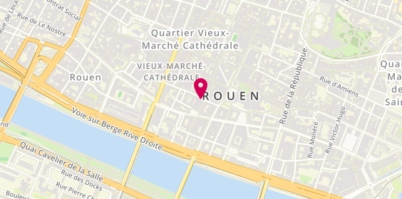 Plan de VUIGNER Dominique, 21 Rue Aux Ours, 76000 Rouen