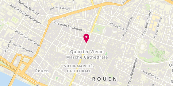 Plan de LUVINI Sandra, 51 Rue Jeanne d'Arc, 76000 Rouen