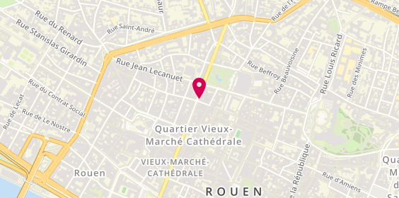 Plan de MSIKA Yvan, 82 Rue Jeanne d'Arc, 76000 Rouen