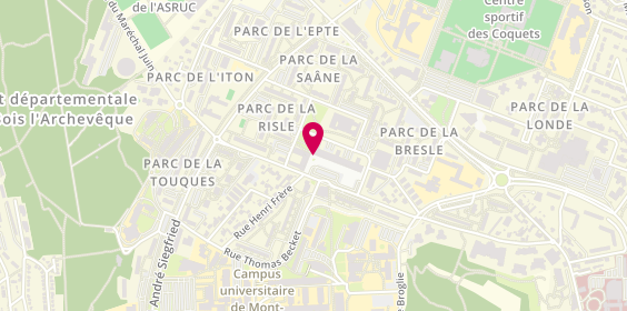Plan de THIEUBAUT BASSERY Sylvie, 34 Place Colbert, 76130 Mont-Saint-Aignan