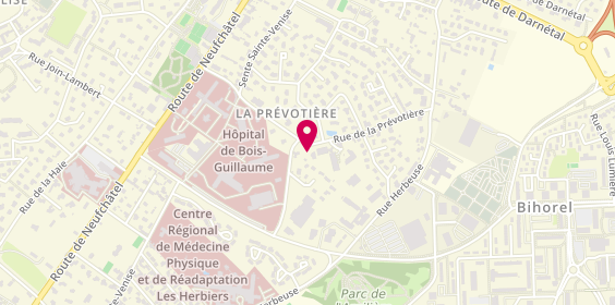 Plan de CARPENTIER Morgane, 392 Rue de la Prévotière, 76230 Bois-Guillaume