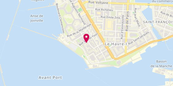 Plan de MARLU Tahiana, 10 Rue Michel Yvon, 76600 Le Havre