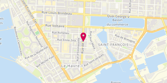 Plan de SEILHES FORTIER Carole, 118 Rue de Paris, 76600 Le Havre
