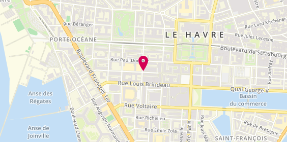 Plan de HOUYVET Elisabeth, 76 Rue Dicquemare, 76600 Le Havre