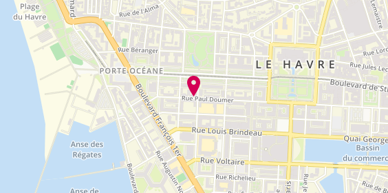 Plan de BREZEL Pierre, 35 Rue Paul Doumer, 76600 Le Havre