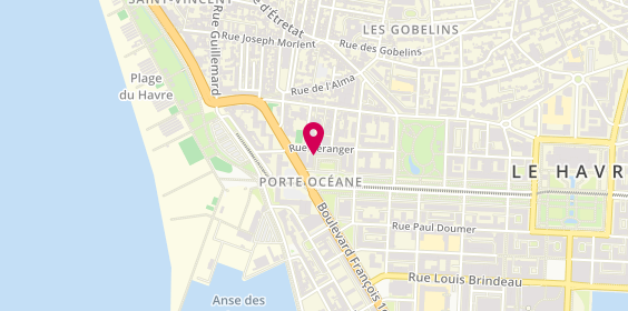 Plan de Cabinet Dentaire Dr Pungs, 19 Avenue Foch, 76600 Le Havre