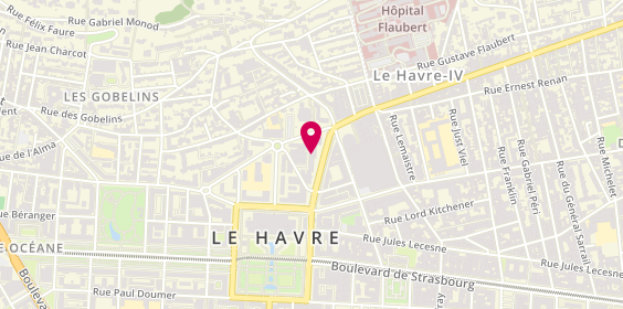 Plan de LE MAOUT Géraldine, 20 Rue Diderot, 76600 Le Havre