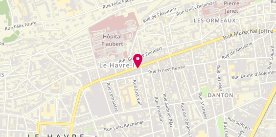 Plan de PETEL Patrick, 96 Avenue René Coty, 76600 Le Havre