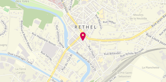 Plan de CASTELAIN Pierre, 22 Rue Reberotte Labesse, 08300 Rethel