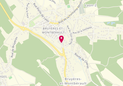 Plan de LECUYER Jean Marie, 40 Rue Porte de Reims, 02860 Bruyères-et-Montbérault