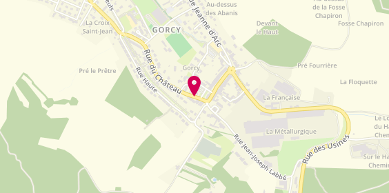 Plan de LEICK Gérard, 4 Rue du Chateau, 54730 Gorcy