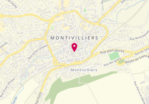 Plan de PAGENOT Olivier, 16 Rue Girot, 76290 Montivilliers