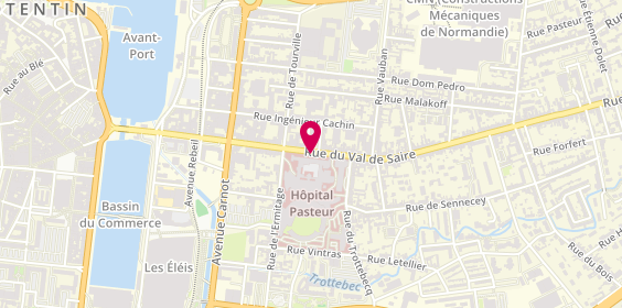 Plan de HOUDAS Hélène, 46 Rue du Val de Saire, 50102 Cherbourg-en-Cotentin