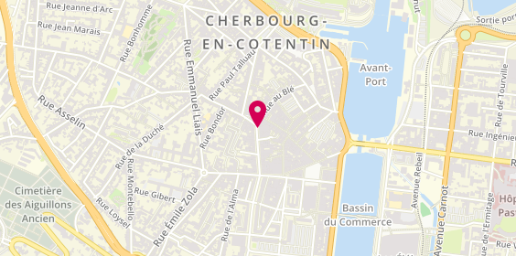 Plan de ESCRIBANO Mateos Lucia, 15 Rue Albert Mahieu, 50100 Cherbourg-en-Cotentin