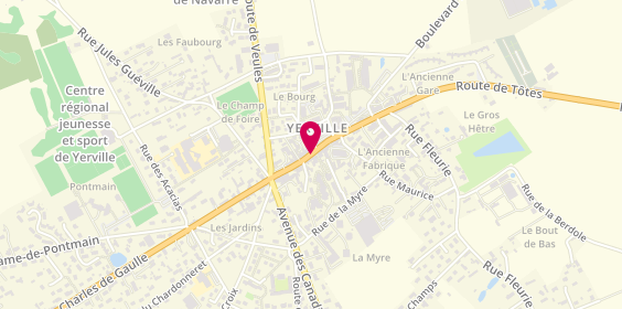 Plan de BARALIS Catherine, 24 Rue Jacques Ferny, 76760 Yerville