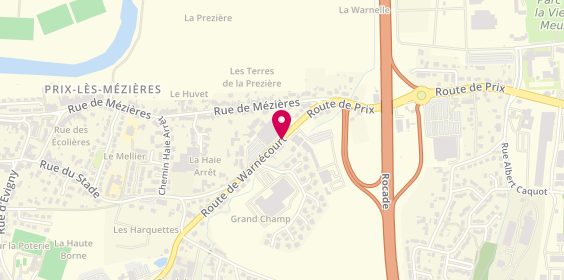 Plan de BROCARD Anne, 15 Bis Route de Warnecourt, 08090 Prix-lès-Mézières