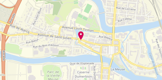 Plan de FLOURIOT POITTEVIN Dominique, 5 Place de la Basilique, 08000 Charleville-Mézières