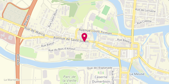 Plan de LARZILLIERE Cécilia, 11 Avenue de Saint Julien, 08000 Charleville-Mézières