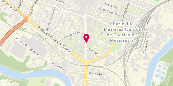 Plan de POITTEVIN Gilles, 77 Bis Cours Briand, 08000 Charleville-Mézières