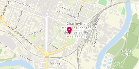Plan de PREAUBERT Estelle, 14 Avenue G Corneau, 08101 Charleville-Mézières
