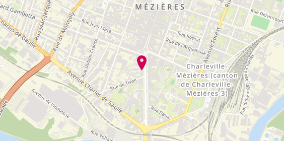 Plan de CHRETIEN Laurence, 14 Cours Aristide Briand, 08000 Charleville-Mézières