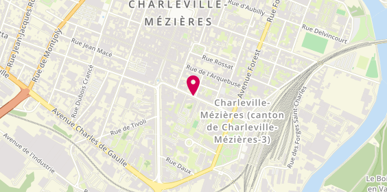 Plan de HUART Caroline, 3 Bis Rue du Musée, 08000 Charleville-Mézières