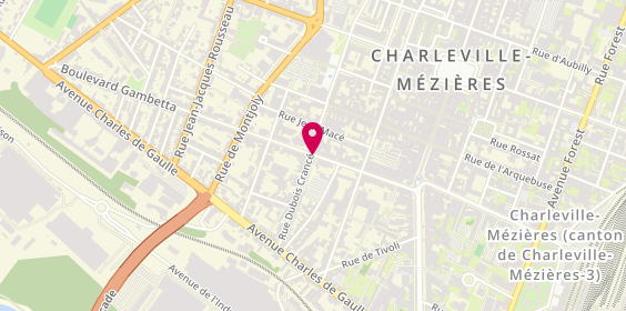 Plan de BRAHIM LEFLON Jessica, 33 Boulevard Gambetta, 08000 Charleville-Mézières