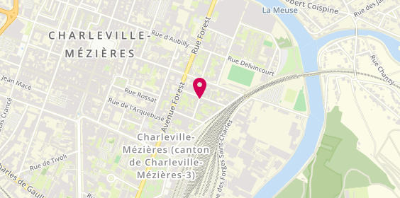 Plan de FRANCOIS André, 11 Rue Waroquier, 08000 Charleville-Mézières