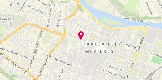 Plan de PAPIER Aurélie, 4 Rue de Flandre, 08000 Charleville-Mézières
