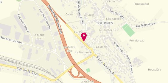 Plan de HURE Etienne, 48 Rue Charles de Gaule, 08090 Tournes