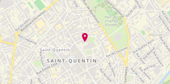 Plan de LOISEAUX Alexis, 5 Rue du Labon, 02100 Saint-Quentin