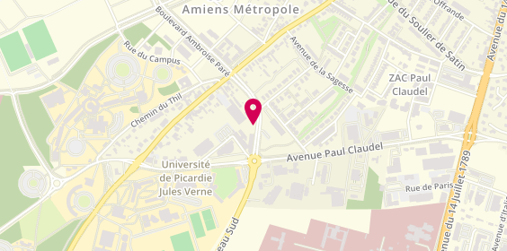 Plan de DE HARO PEREZ Patricia, 21 Boulevard Ambroise Paré, 80000 Amiens