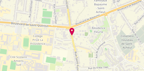 Plan de CAYEUX Constance, 223 Rue Saint Fuscien, 80000 Amiens