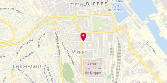 Plan de VIGNE Thomas, 17 Rue Jean Ribault, 76200 Dieppe